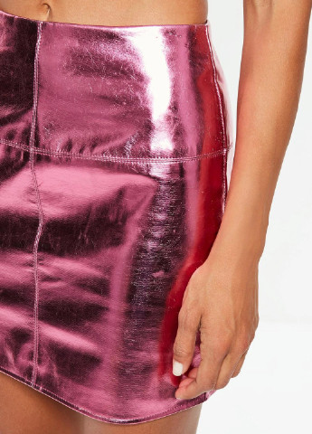 Розовая кэжуал однотонная юбка Missguided