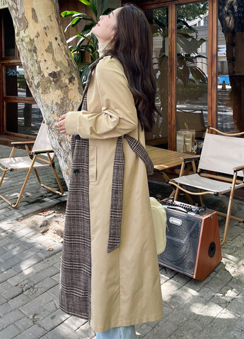 Плащ SHEIN на гудзиках демісезон (337834085)