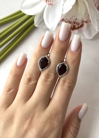 Серьги Silver Flame (276190893)