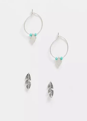 Комплект серег 10 пар Accessorize (229802827)