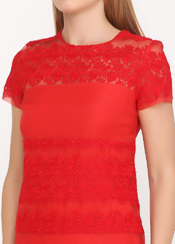 Красное кэжуал платье Gio Guerreri однотонное