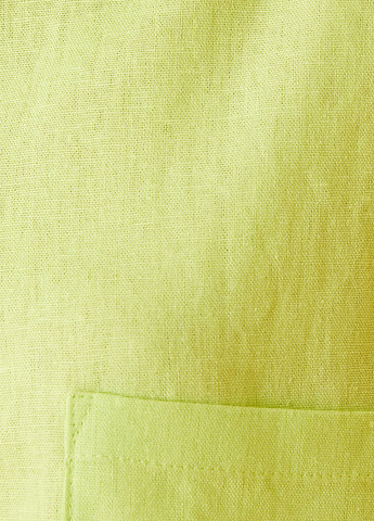 Светло-зеленая кэжуал рубашка однотонная KOTON