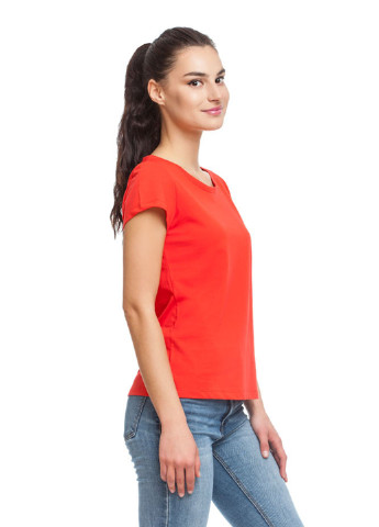 Яскраво-червона літня футболка Promin