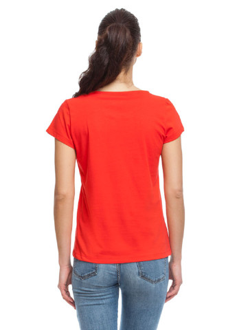 Яскраво-червона літня футболка Promin