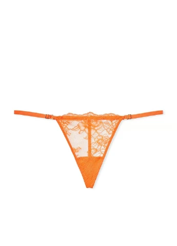 Оранжевый демисезонный комплект (пояс для чулок, трусики) Victoria's Secret