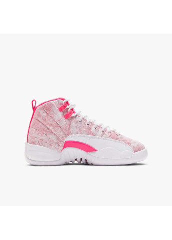 Рожеві осінні кросівки Jordan 12 Retro Gs