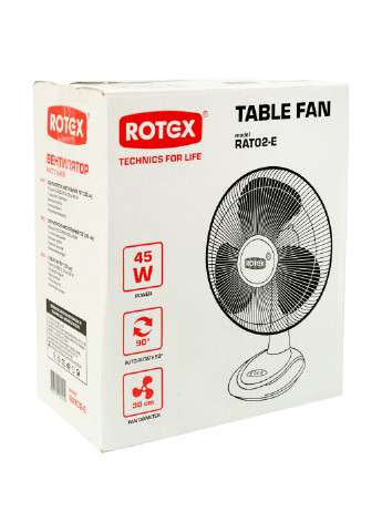 Вентилятор настольный Rotex rat02-e (130563819)