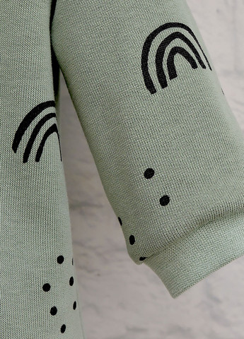 Оливковий (хакі) демісезонний комплект (светр, штани) Blanka