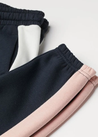 Черные спортивные демисезонные брюки H&M