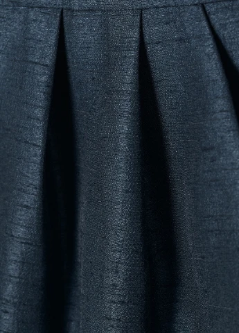 Темно-синяя кэжуал однотонная юбка H&M