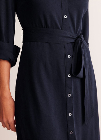 Темно-синя кежуал сукня сукня-сорочка Boden однотонна