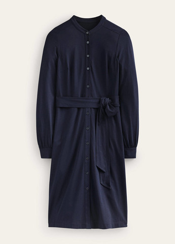 Темно-синя кежуал сукня сукня-сорочка Boden однотонна