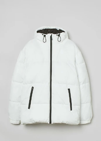 Біла зимня куртка H&M