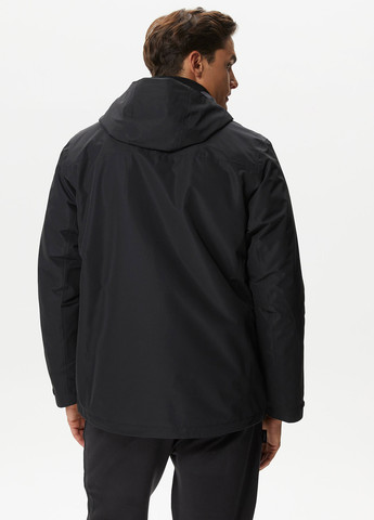 Черная демисезонная куртка Jack Wolfskin TAUBENBERG 3IN1 JKT M