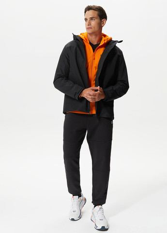 Черная демисезонная куртка Jack Wolfskin TAUBENBERG 3IN1 JKT M