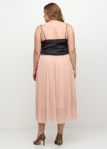 Розовая кэжуал юбка H&M макси