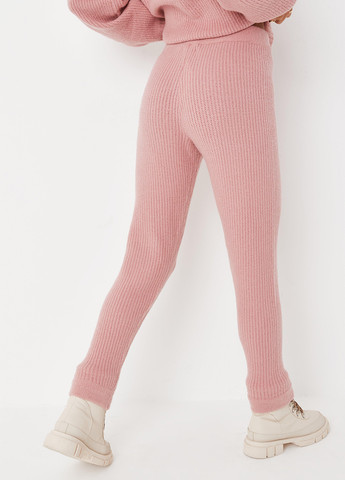 Светло-розовые кэжуал зимние зауженные брюки Missguided