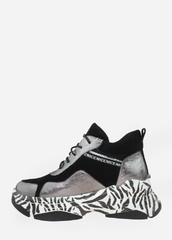 Зимние ботинки rs7222 черный-никель Sothby's из натуральной замши