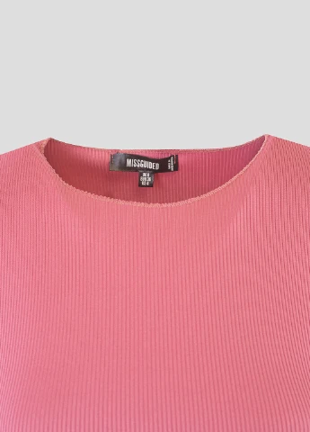 Рожевий літній комплект (топ, шорти) Missguided