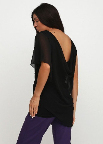 Чёрная блуза Fiondotinta