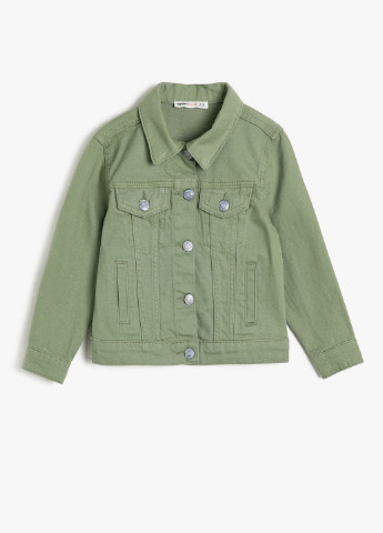 Сіро-зелена демісезонна куртка KOTON