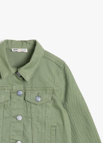 Серо-зеленая демисезонная куртка KOTON