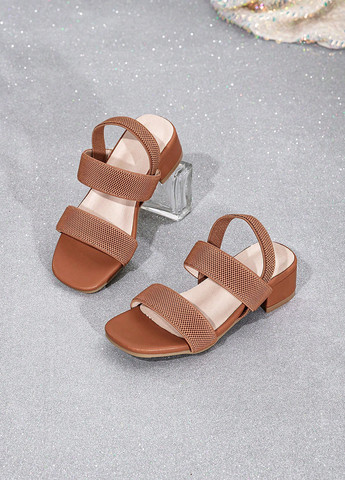 Светло-коричневые босоножки SHEIN