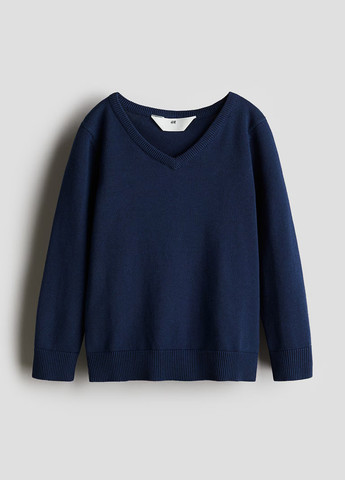 Темно-синій демісезонний пуловер пуловер H&M