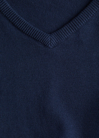 Темно-синій демісезонний пуловер пуловер H&M