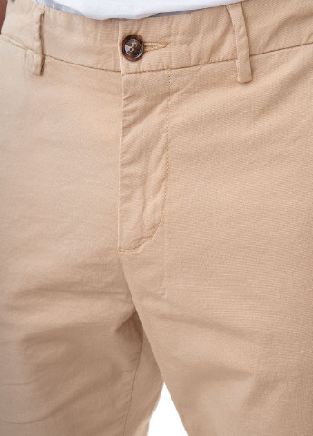Молочные летние брюки Trussardi Jeans