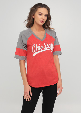 Красная кэжуал футболка OHIO
