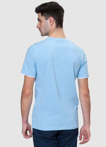 Голубая футболка короткий рукав Arber