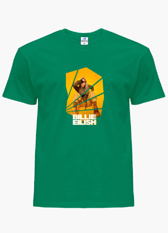 Зеленая демисезонная футболка детская билли айлиш (billie eilish)(9224-1216) MobiPrint