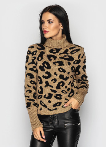 Светло-коричневый зимний свитер Larionoff