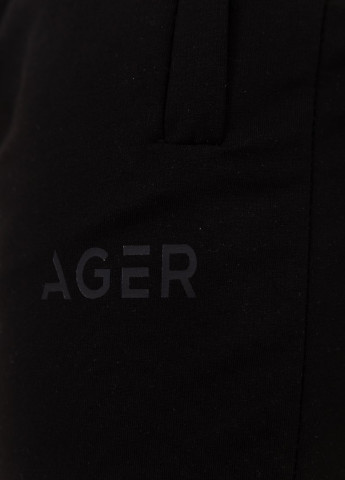 Черные спортивные демисезонные джоггеры брюки Ager