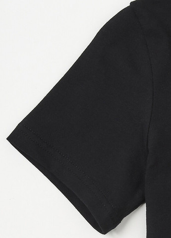 Чорна літня футболка Garnamama