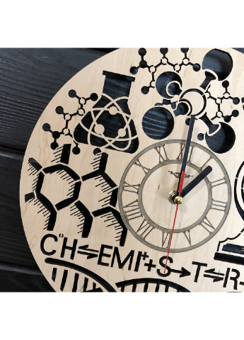 Тематичний інтер`єрний настінний годинник «Хімія» 7Arts (253566036)