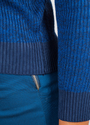 Синий демисезонный свитер джемпер Time of Style