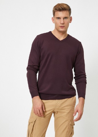 Сливовый демисезонный пуловер пуловер KOTON