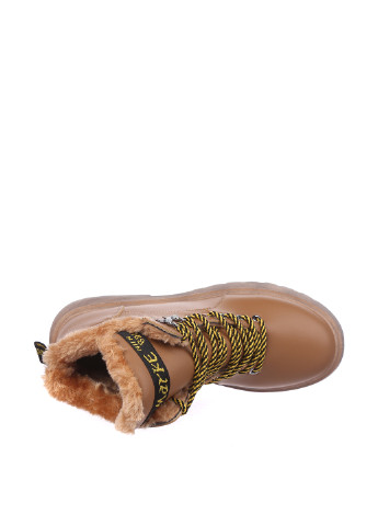 Зимние ботинки тимберленды Horoso без декора из искусственной кожи