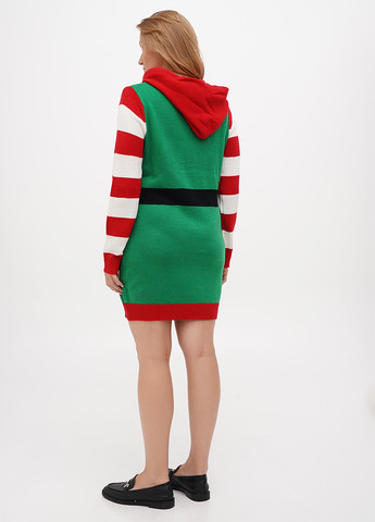 Комбінована кежуал сукня сукня светр, сукня-худі Boohoo колор блок