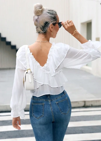 Біла блуза SHEIN