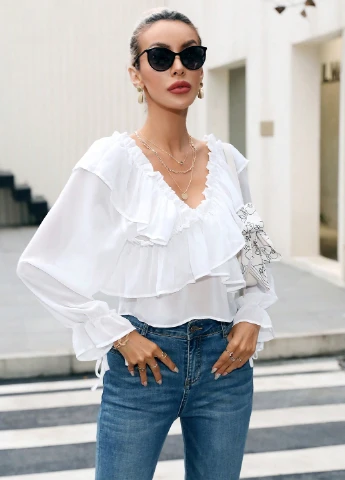 Біла блуза SHEIN
