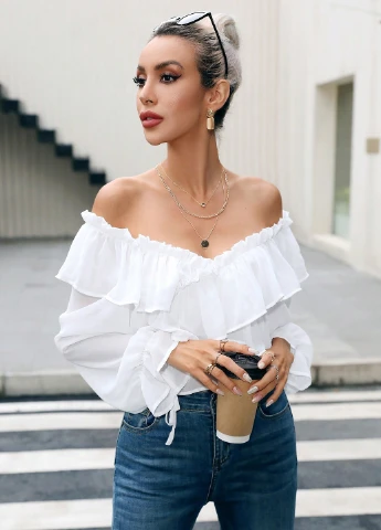 Біла блуза SHEIN
