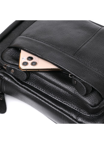 Мужская дорожная кожаная сумка 21х27х9 см Vintage (253491418)