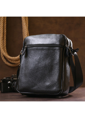Мужская дорожная кожаная сумка 21х27х9 см Vintage (253491418)