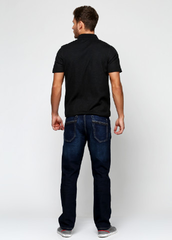 Темно-синие демисезонные прямые джинсы Bruno Banani