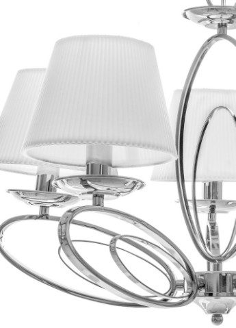 Люстра підвісна класична з абажуром BKL-597S/5 E14 CH Brille (253887506)