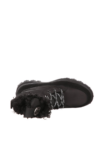 Черные дутики Lonza на молнии со шнуровкой