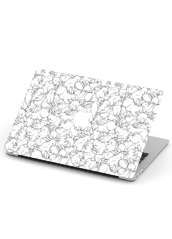 Чехол пластиковый для Apple MacBook Pro Retina 13 A1502 / А1425 Паттерн Зайки (Pattern) (6352-2473) MobiPrint (218867895)